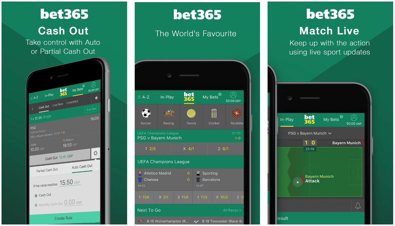 Bet365 Mobil alkalmazás Bet365 Mobile App